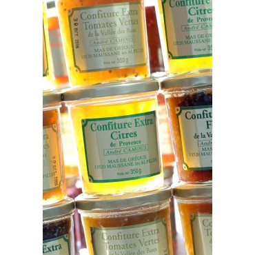 Confiture de tomates vertes de Provence 350g